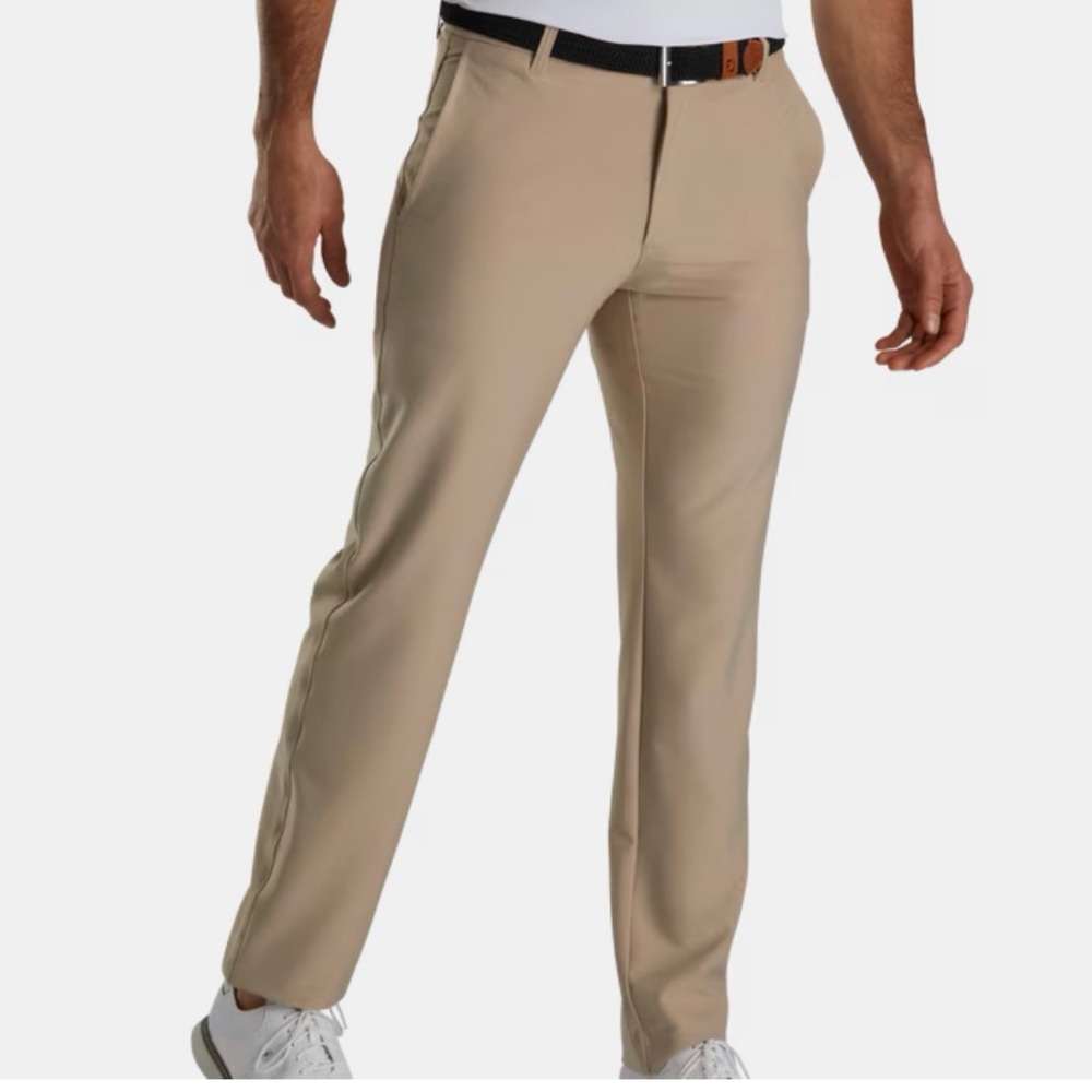 NWT FOOTJOY Tour Fit Khaki Golf Pants size 33W/34L